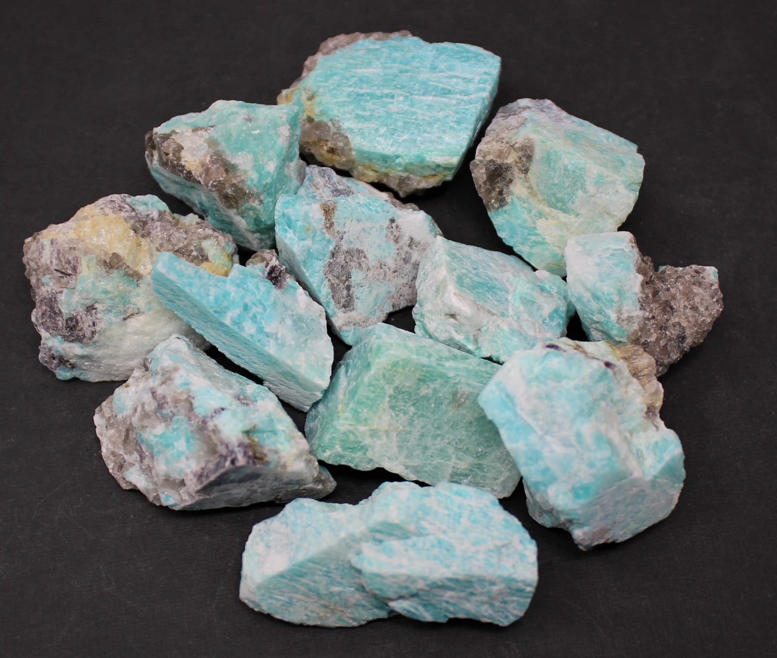 HUGE Wholesale 11 lb Lot Bulk Natural Rough Amazonite Crystal Healing Raw