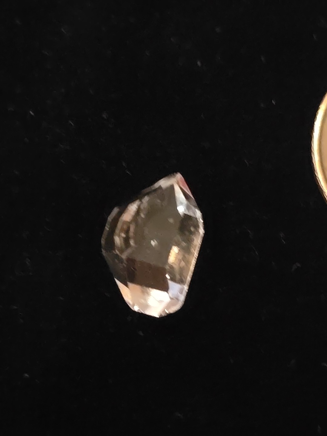 Herkimer Diamond Quartz Crystal Double Terminated Gem Quality 1.10g USA