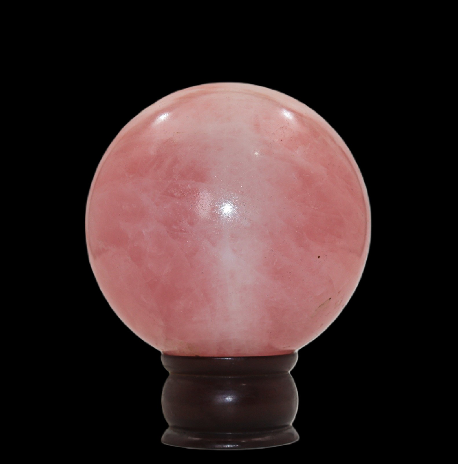 110mm Rose Quartz Sphere Pink Crystal Ball Reiki Healing Stone