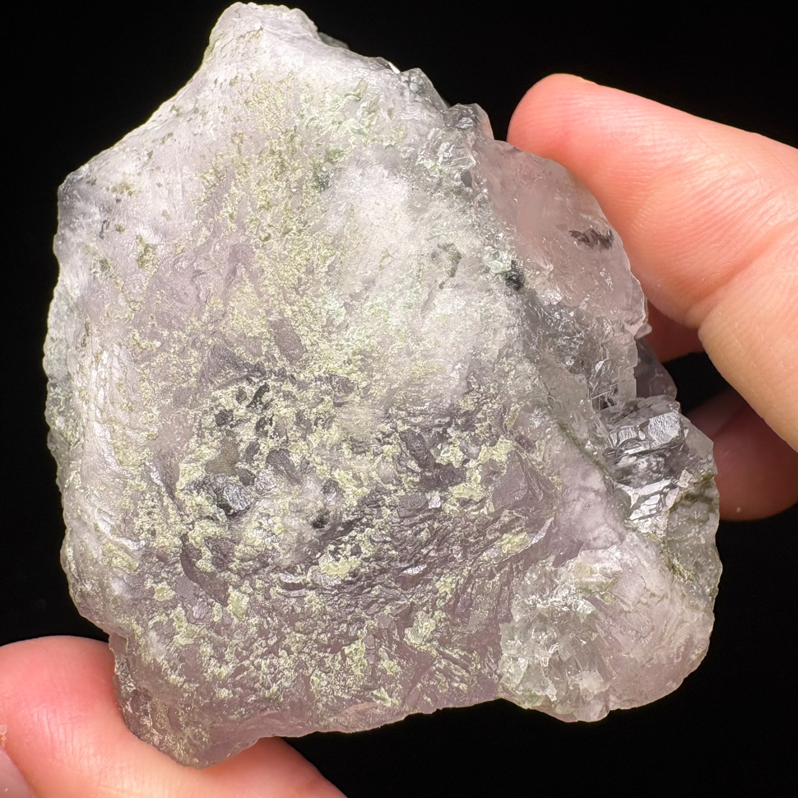 AAA+ Water-Clear Cubic Fluorite Cluster Specimen Natural Crystal Raw Mineral