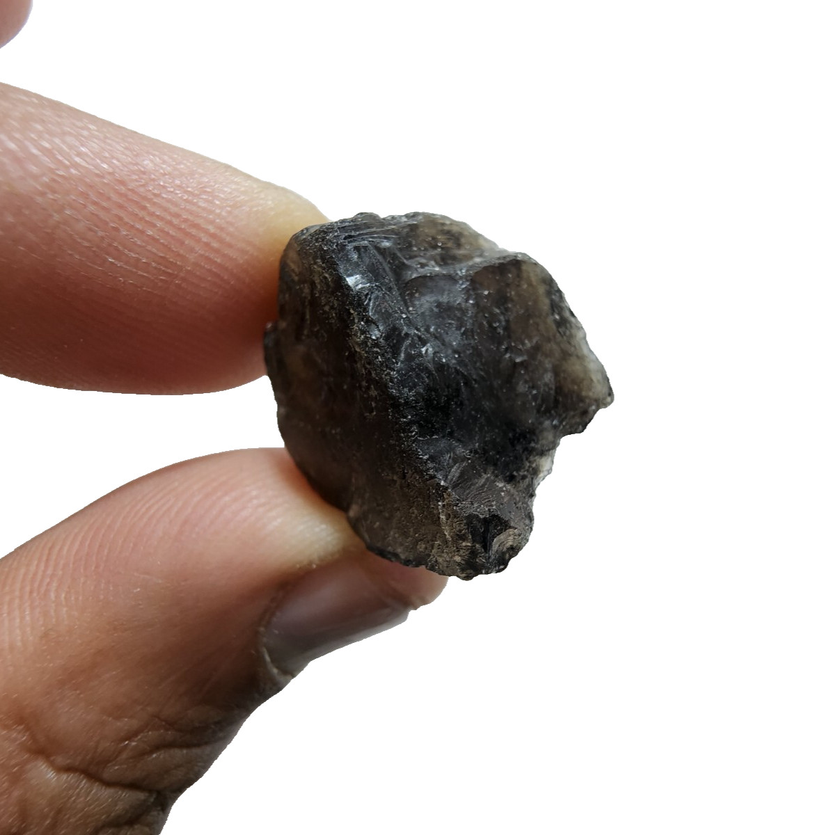 4 Pcs Top Quality Smoky Quartz Rough Gemstone Crystal Smoky Quartz Size 19-23 MM