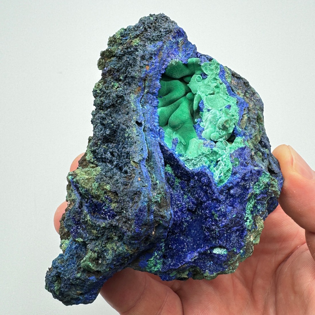 Azurite, Malachite From Liufengshan Mine, China – Fine Mineral Specimen
