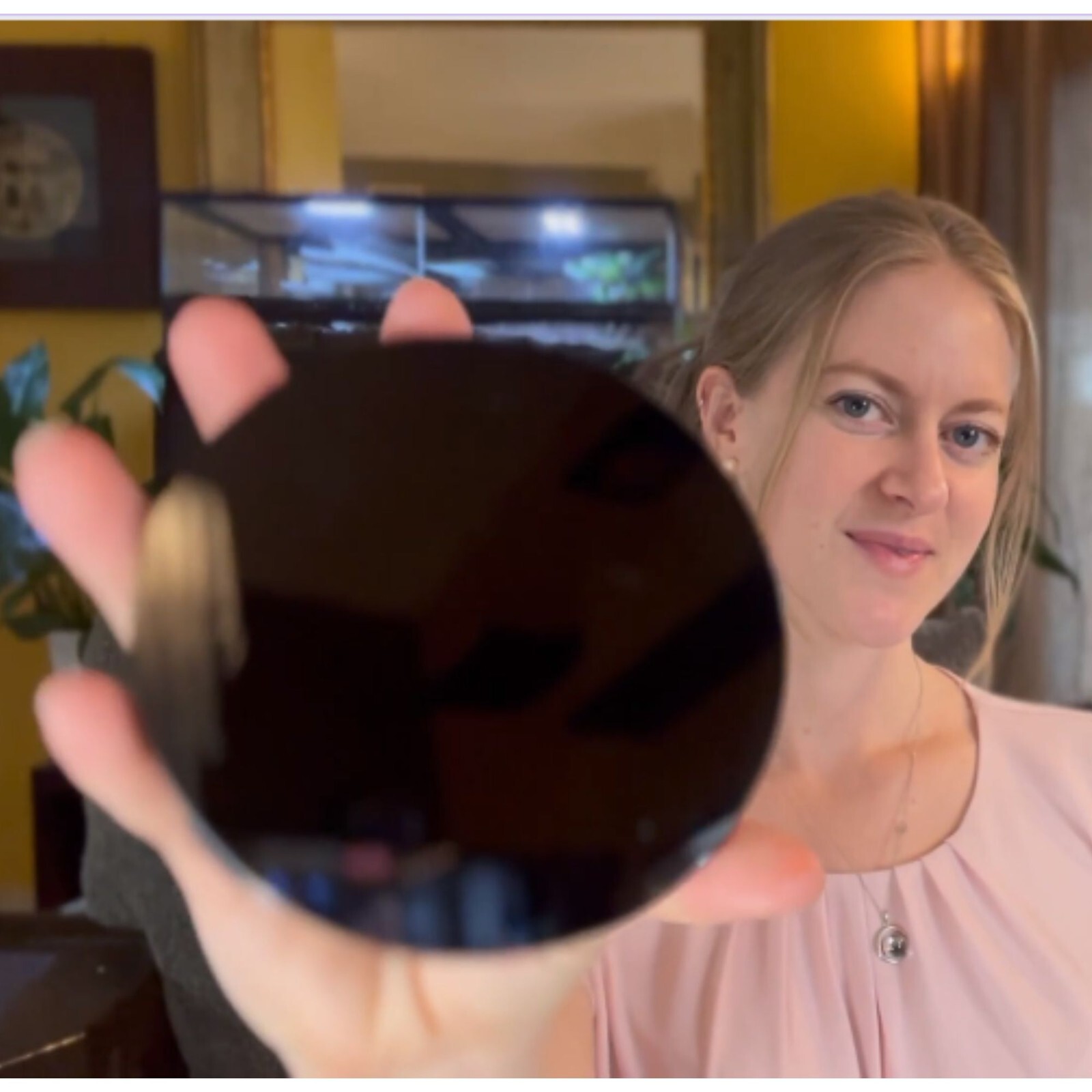 Natural Black Obsidian Mirror, High Quality, Scrying Mirror, Healing Crystal