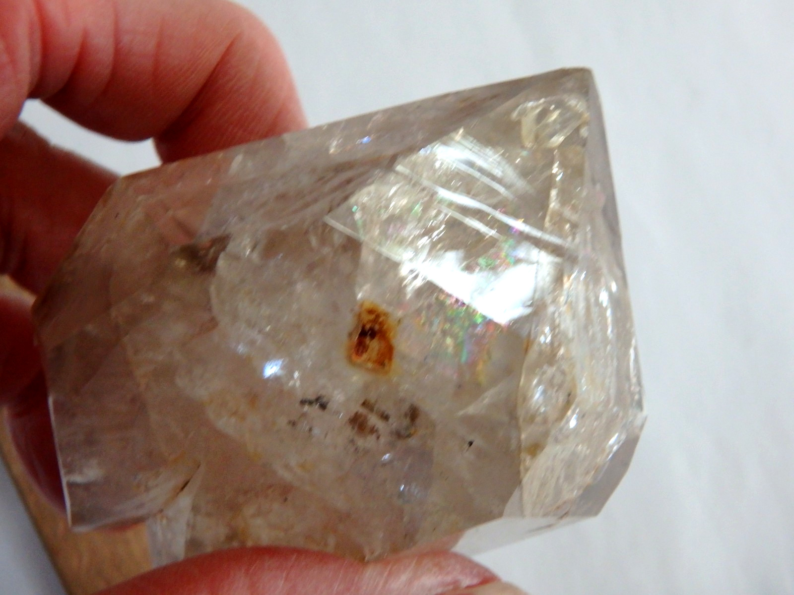 Beautiful Large Herkimer Diamond Quartz 126.2 grams Sparkles OLD STOCK