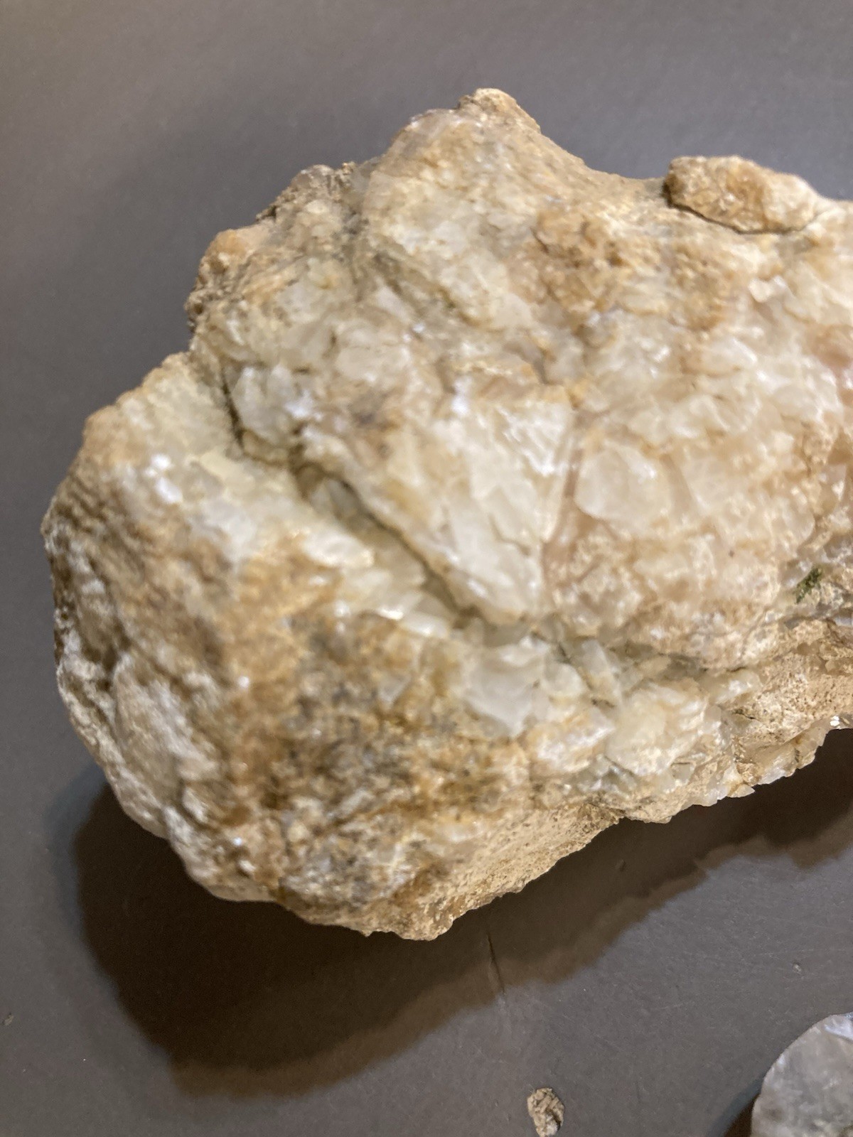QUARTZ Crystal In Raw Natural Stone Rock 230 Gr & Small Smoky Quartz 9 Gr Kansas