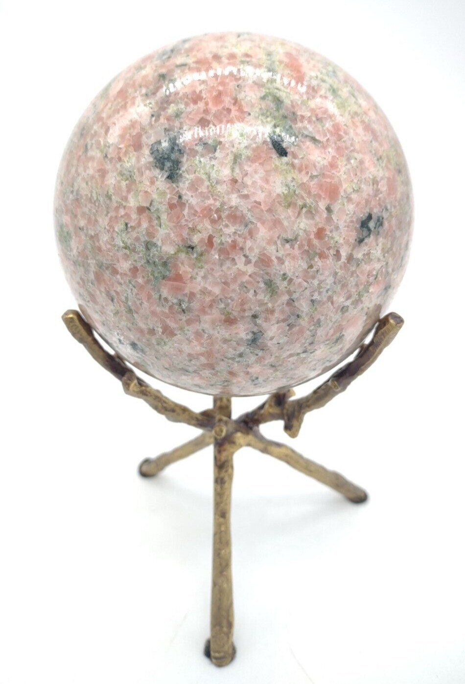 Amethyst Rough Stone Natural Crystal 7-8cm Gemston Sphere Ball with Stand