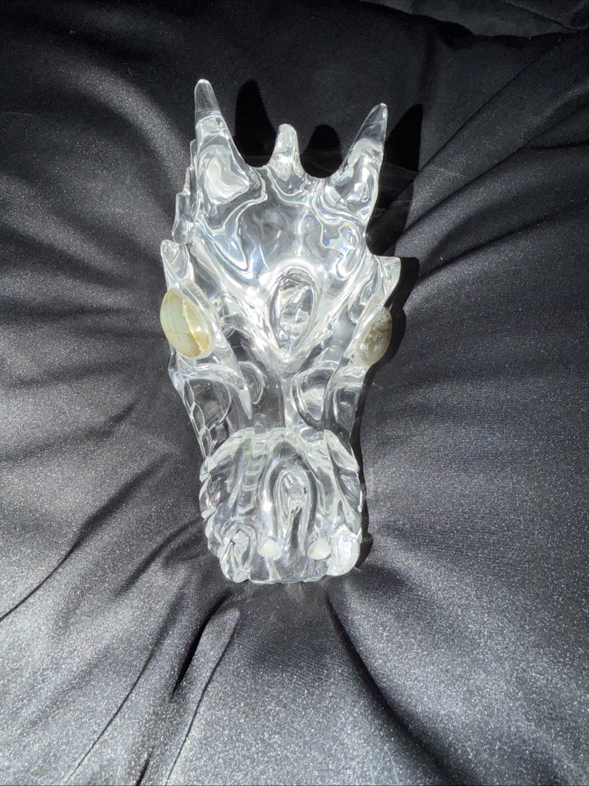 K9 Crystal Dragon With Laboradite Eyes