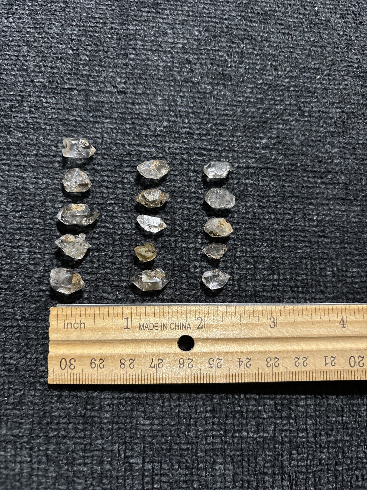 Herkimer Diamond Quartz Crystals Mixed Lot 32pc 1.16oz Combined
