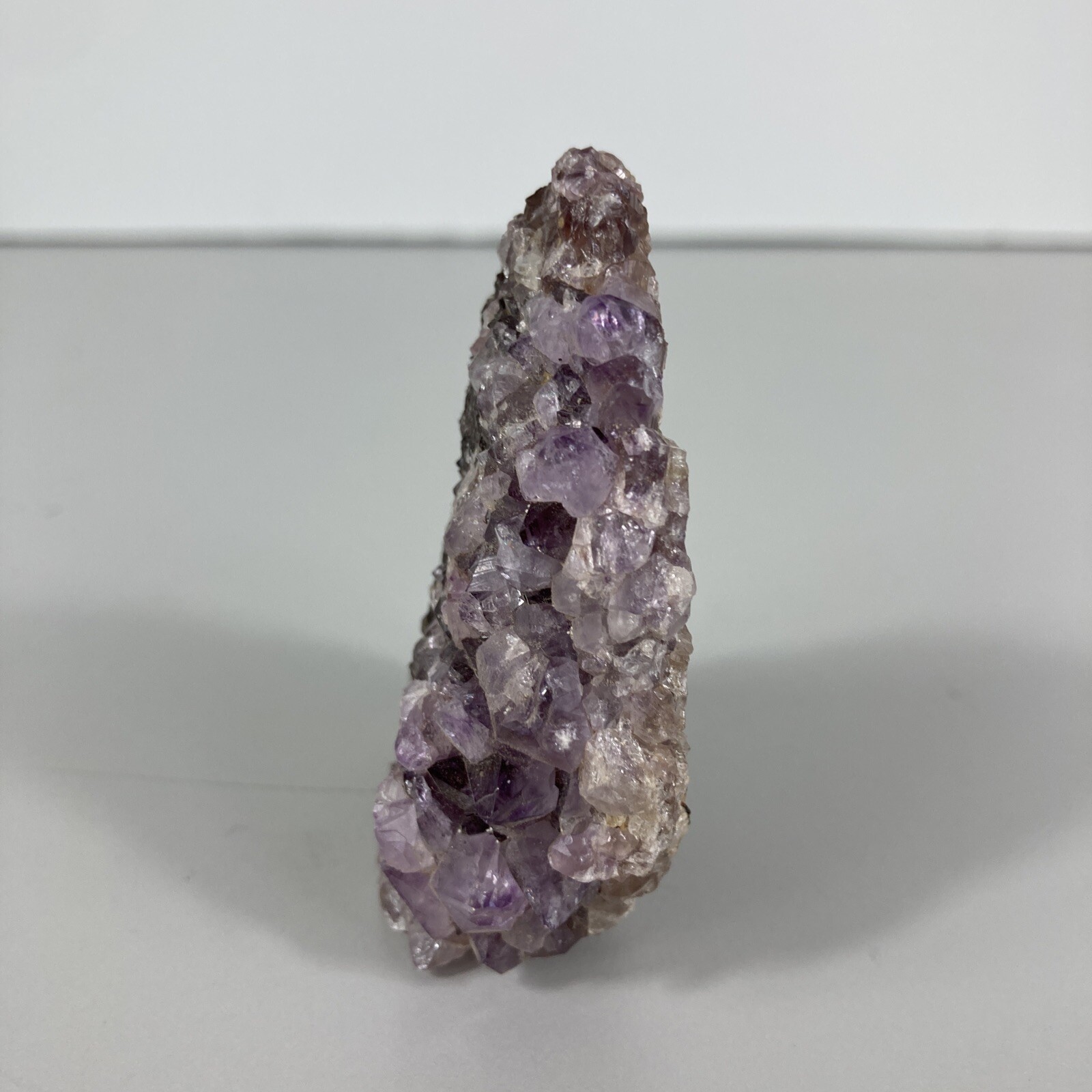 Light Pale Purple Crystal Cluster Geode Rock Quartz 3.6 Ounces 3″ x 2″ Stands Up