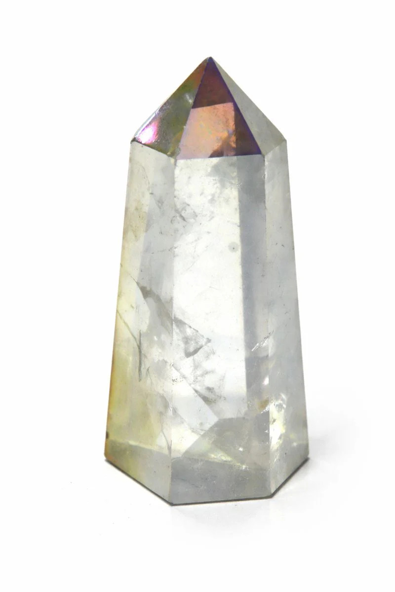 Angel Aura Quartz Point ~1.5″ Small Crystal Gemstone (Each Varies Naturally)