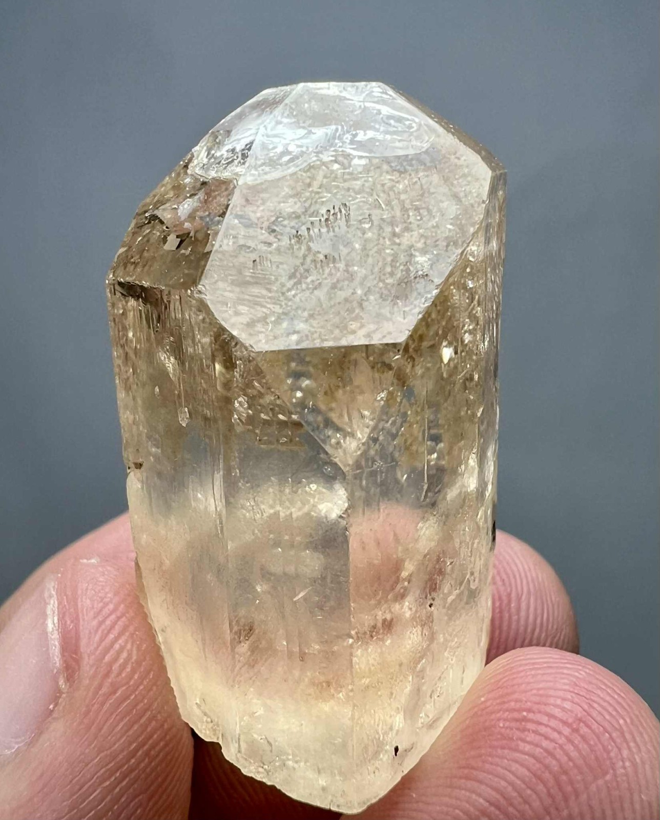 158 Carat Natural !!! Eye Clean Top Honey Color Topaz Huge Crystal @PAK