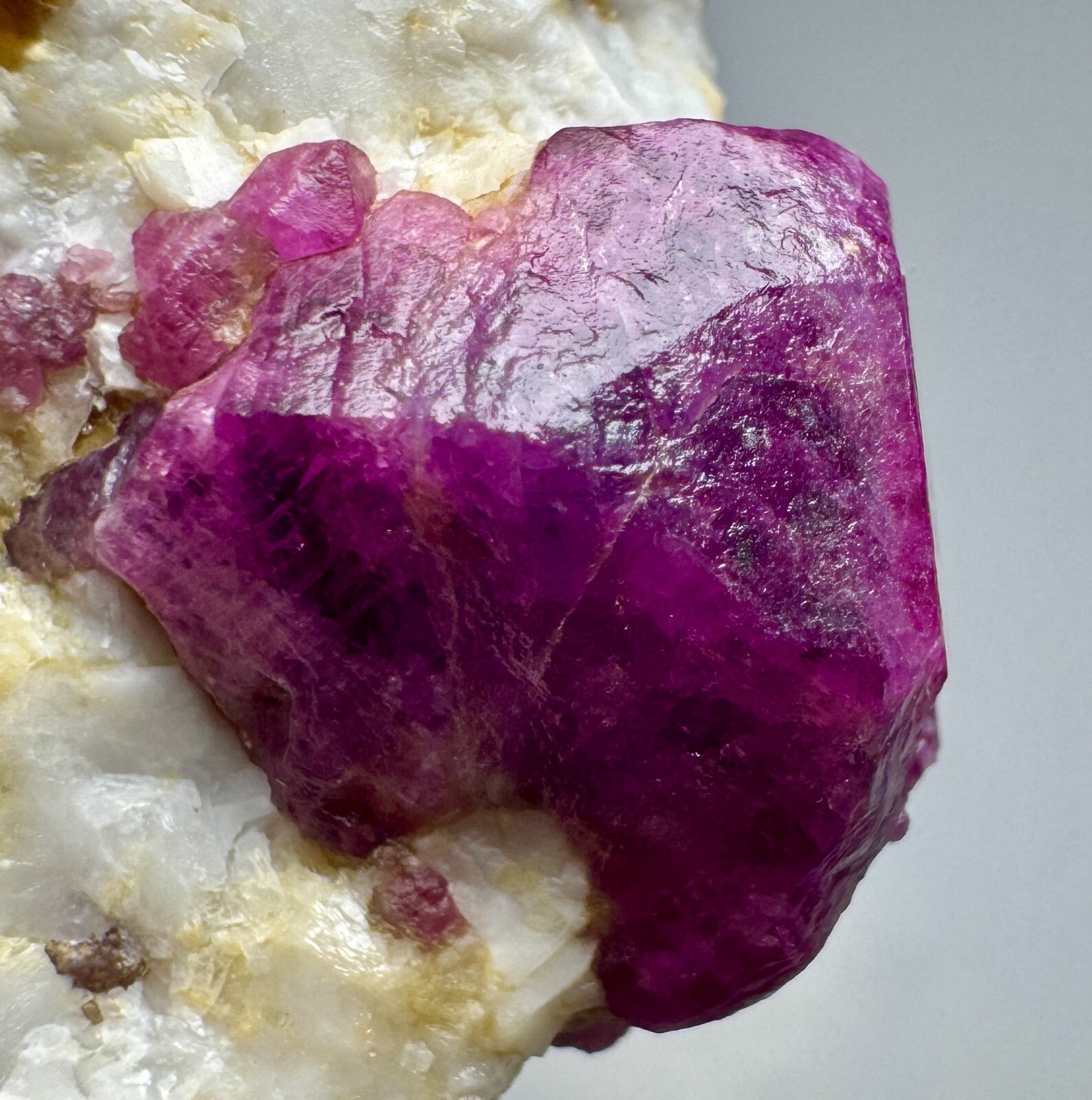 Top Ruby Huge Crystal On Matrix From Jegdalek @Afghanistan. 155 Gram