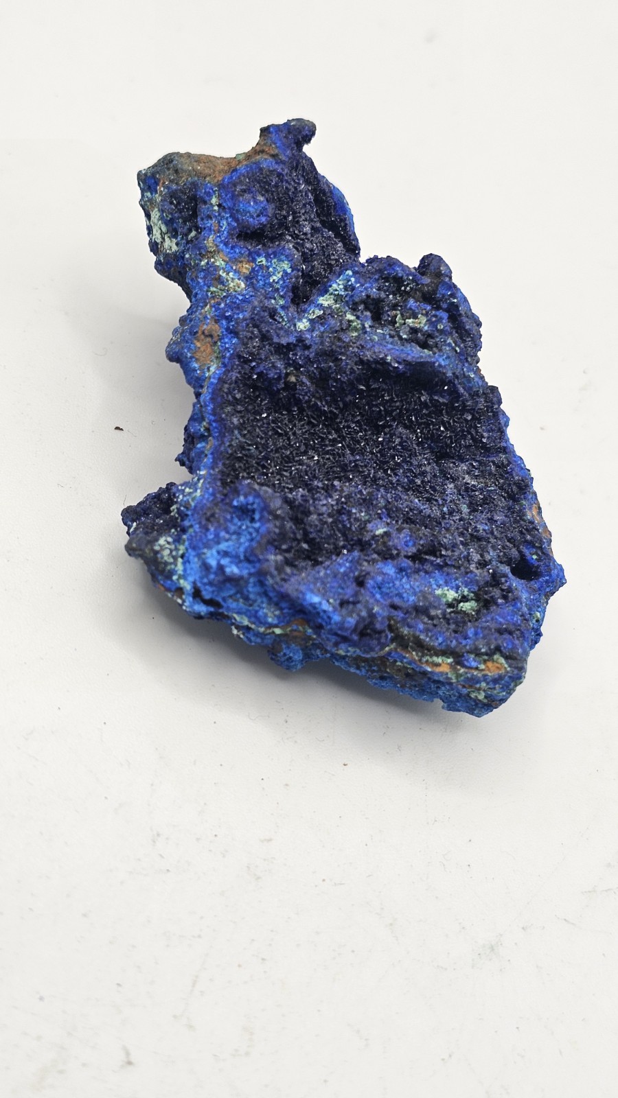 Rare blue Azurite crystal Specimen Bold raw rough 62g Pakistan 6.8cm