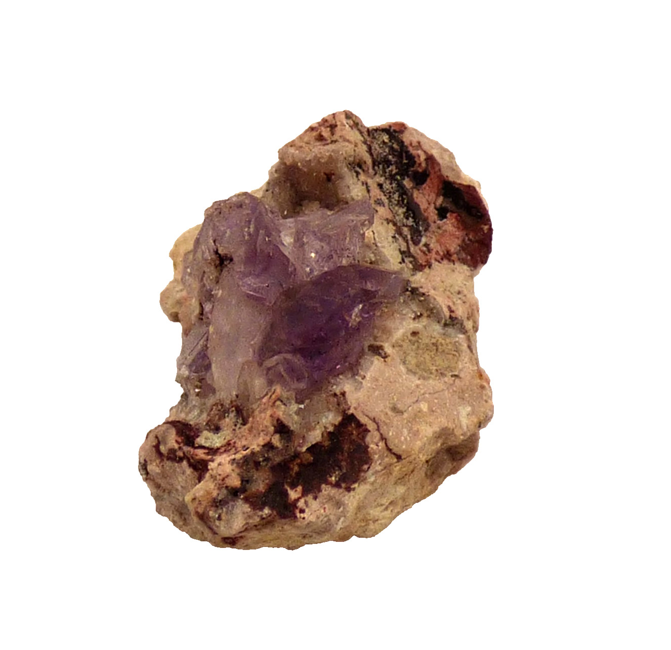 Amethyst Quartz Crystals Sonoran Desert Mexico Mineral Specimen 3.5cm