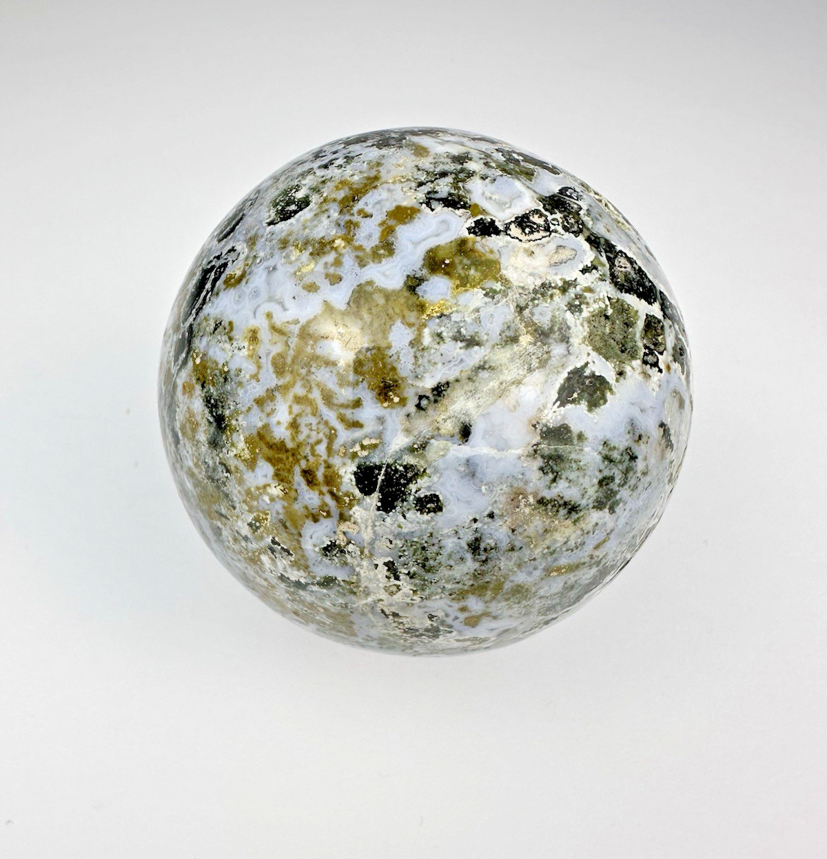 Ocean Jasper Sphere – Polished 320 grams/11. oz – New