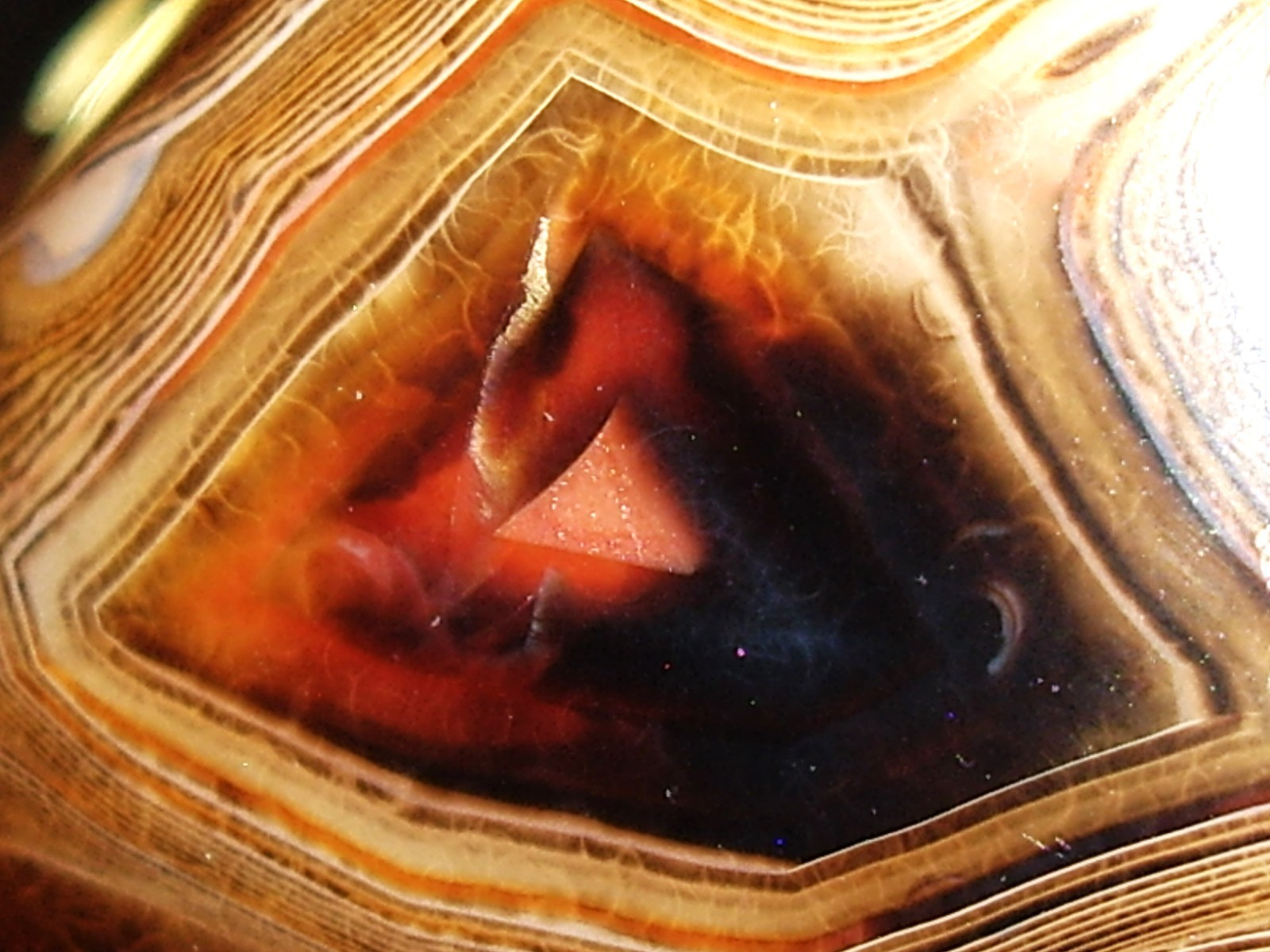 Beautiful Translucent Banded Agate Polished Pebble from Madagascar 28.6g