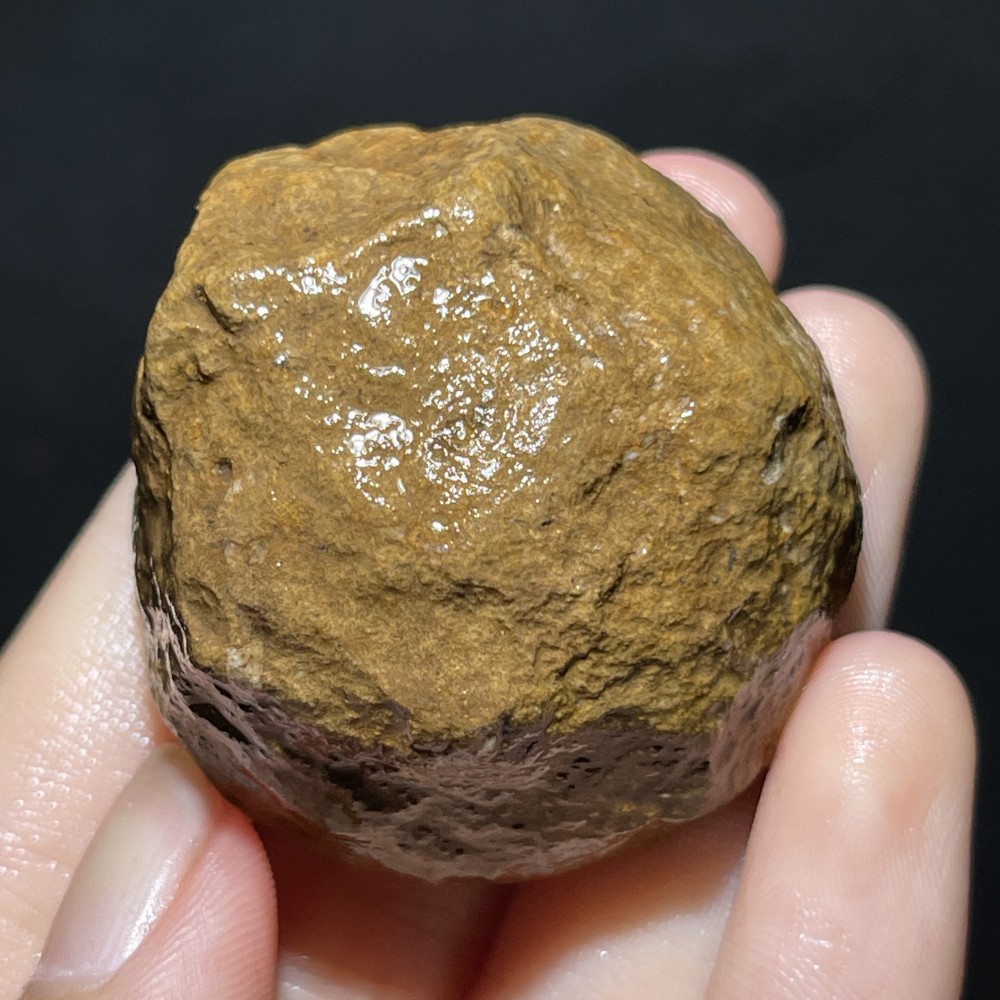 Natural half Rough Chinese Agate crystal geode Achat Nodule Hebei 49g D748