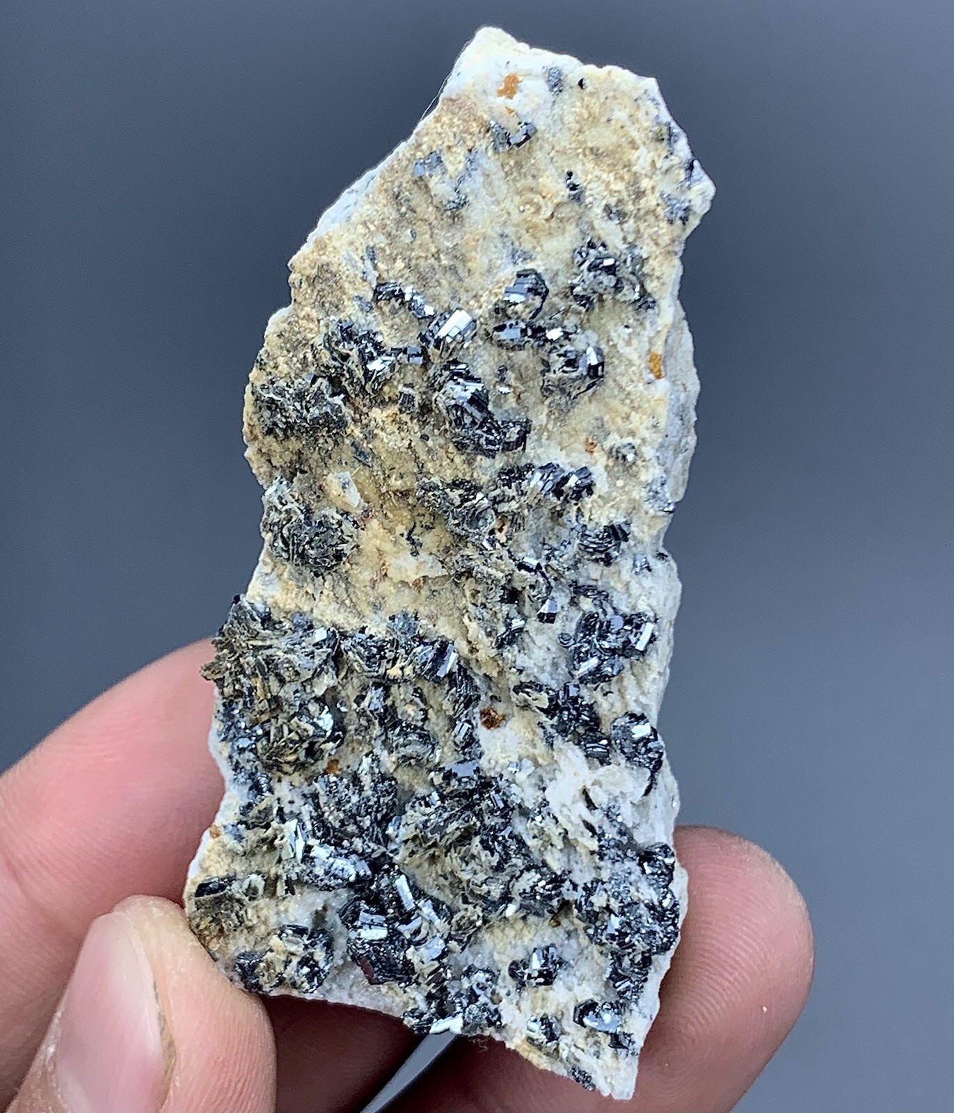 Hematite Crystal Specimen/ Sparkling Metallic Mineral, Pakistan 43 Gram