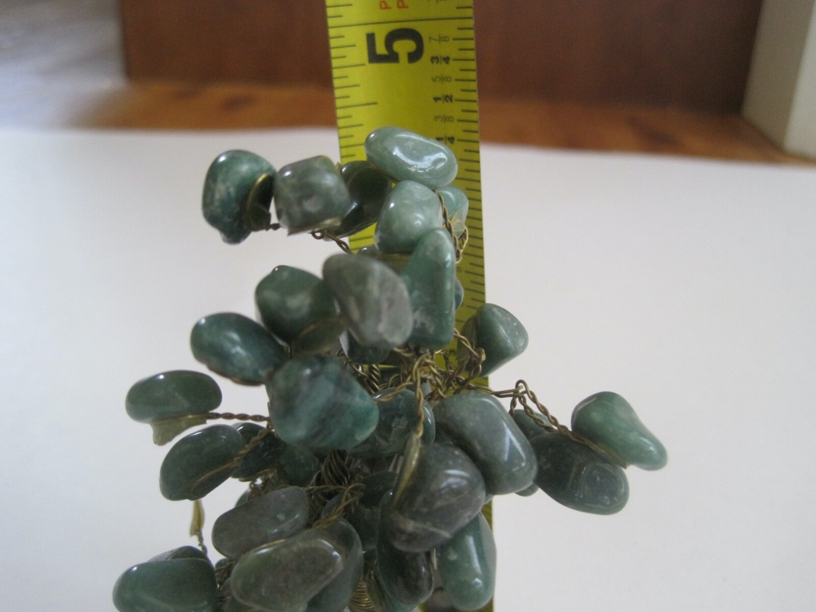 Jade Tree On Quartz Crystal