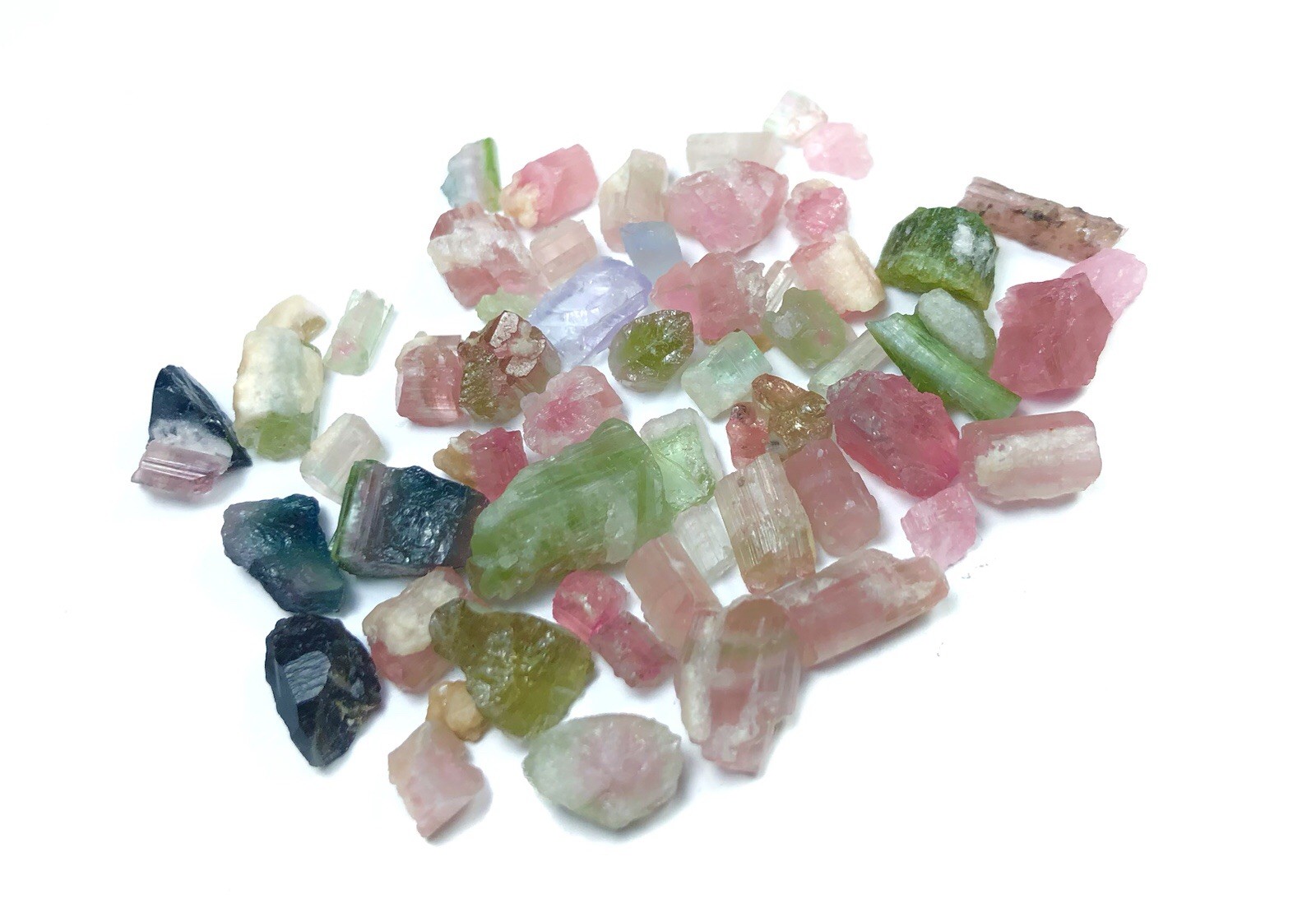 111 crt Beautiful mix color Natural Tourmaline lot From Afghanistan|