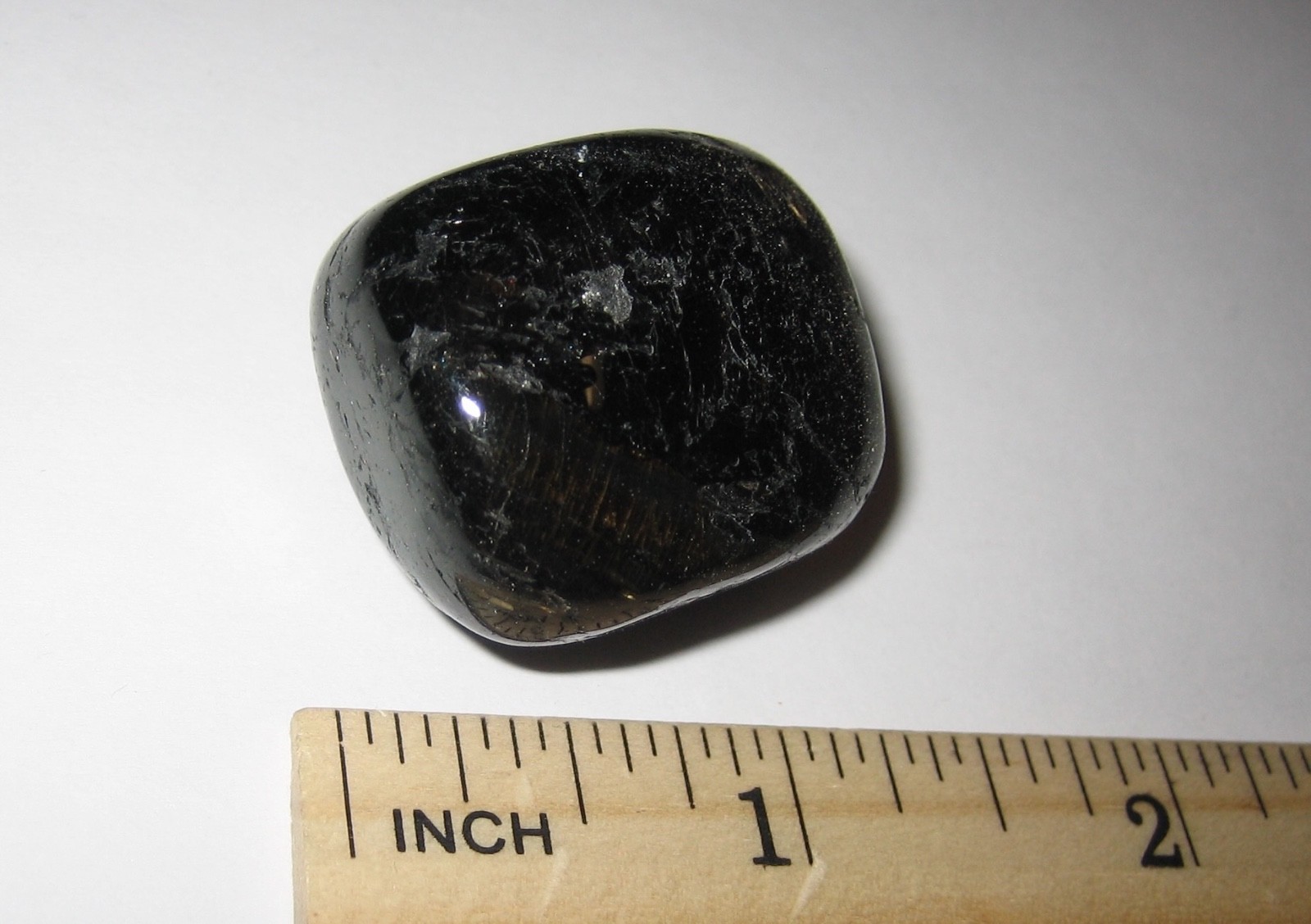1.2″ RARE TUMBLED POLISHED AUTHENTIC NUUMMITE STONE FROM GREENLAND 36.8grams *3
