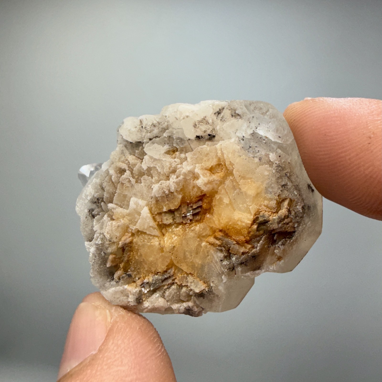 Herkimer Diamond Gem Cluster Perched on Calcite Crystals, Unique + 100% Natural!