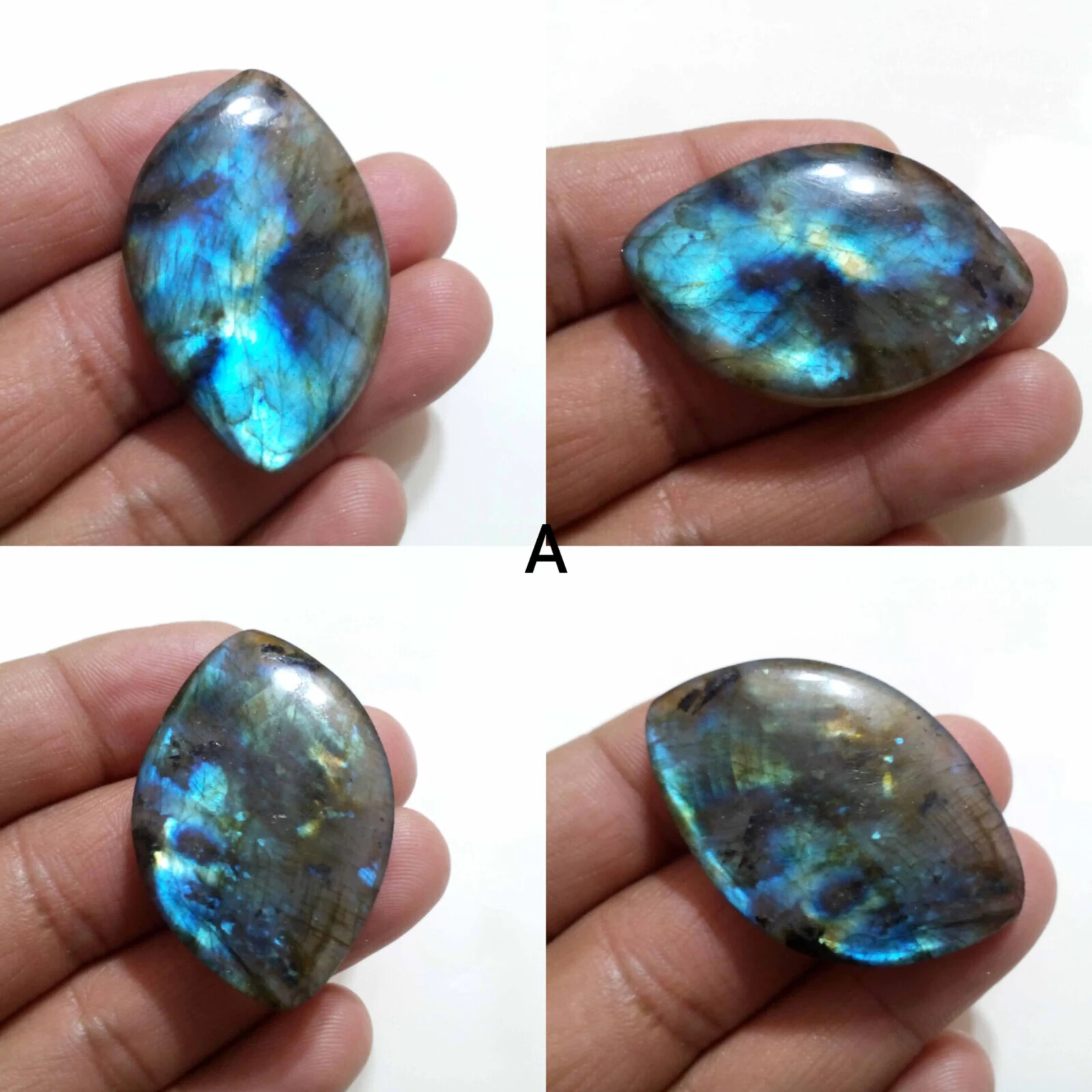 Multi Blue Fire Labradorite Mix Shape Cabochon Loose Gemstone For Making Jewelry