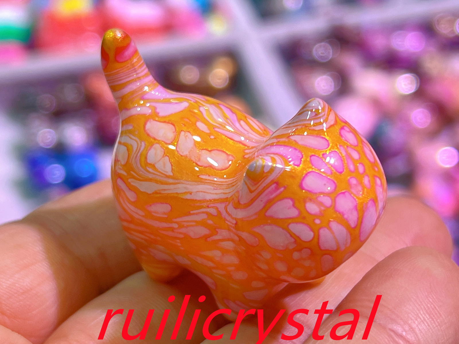 2″ Natural Sichuan thuja quartz Carved cat skull Crystal Healing Reiki1pc
