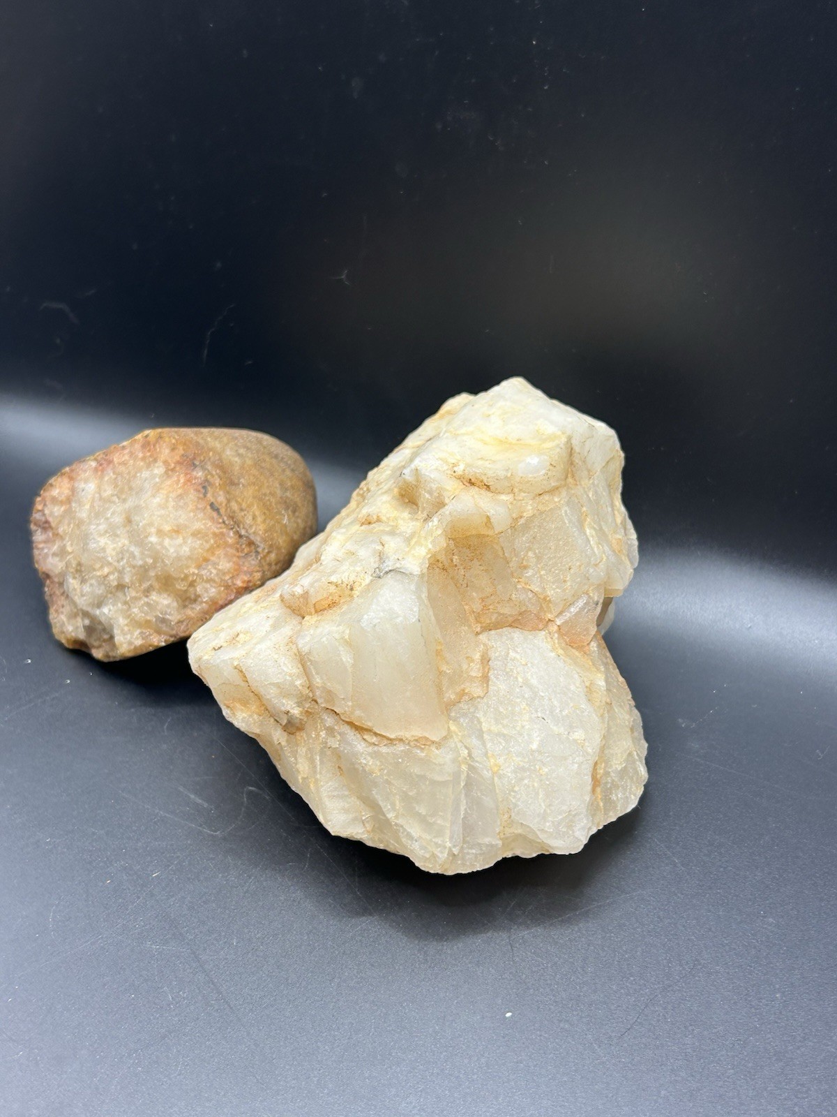 Raw Milky Quartz Rock 4 Inch 2 Lb Stone Crystal Healing W Bonus Stone A13