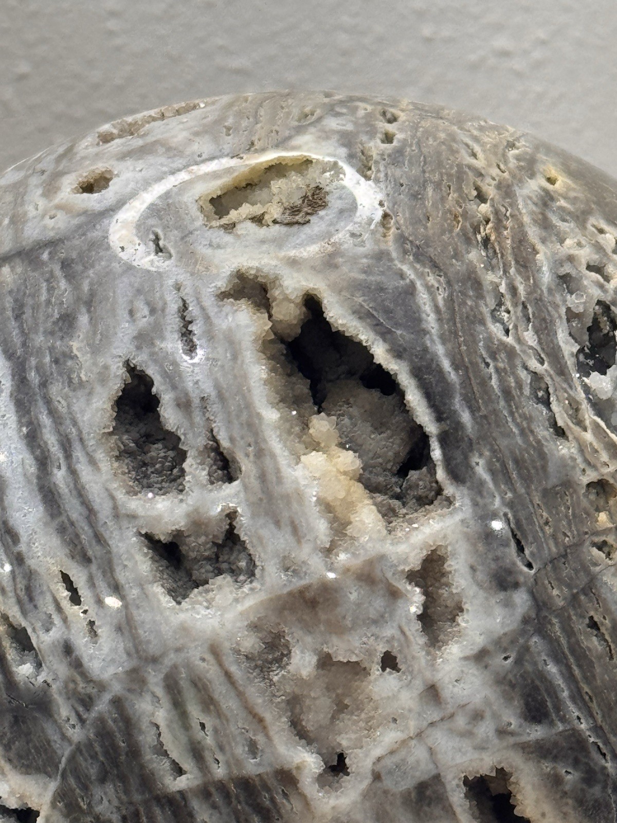 XL druzy sphalerite crystal sphere – approx. 153mm / 4.6kg