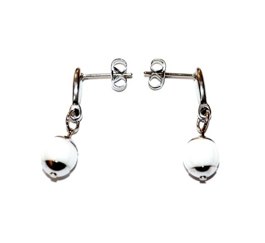 Ceramic Earrings White Jewelry