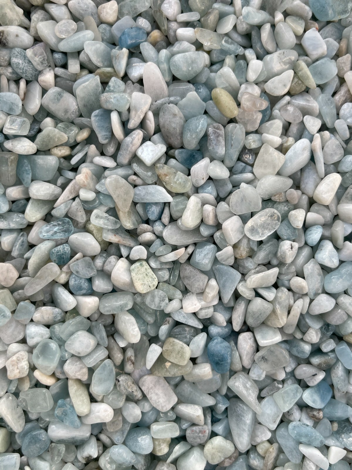 Grade A++ Aquamarine Semi Tumbled Gemstone Mini Chips 4 -12mm,Wholesale Bulk Lot