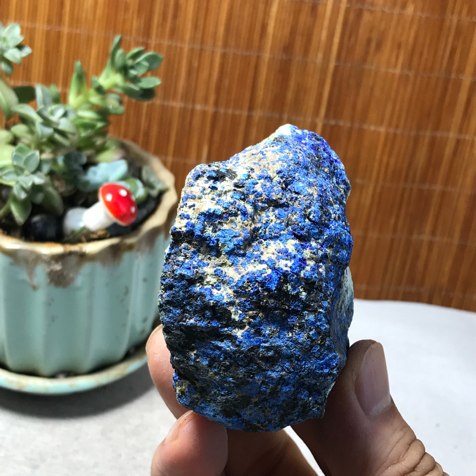 168g Natural Azurite/Malachite gemstone Rough original Crystal Specimen A6543