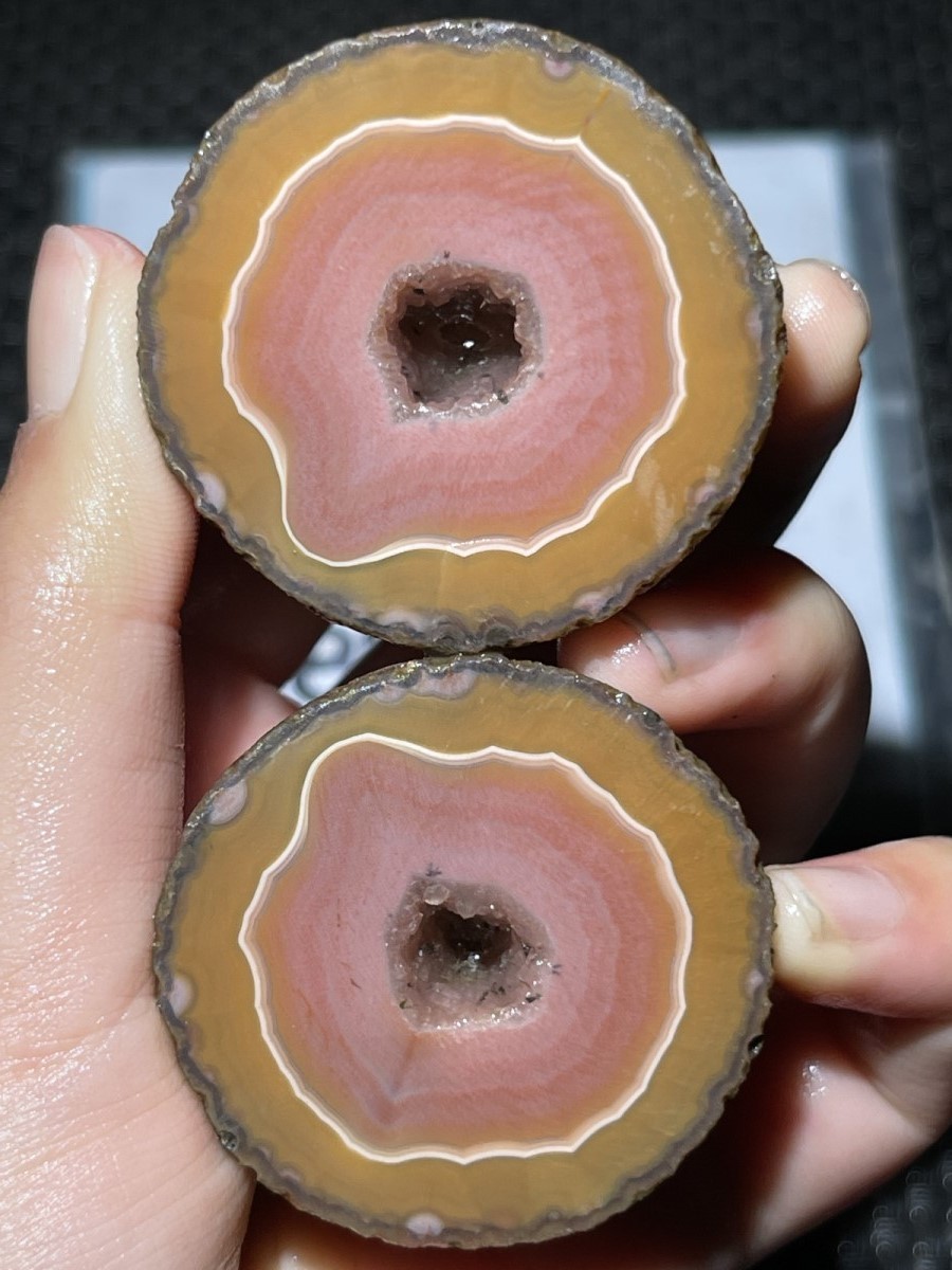 Rough Unpolished pink China Agate Achat Nodule Specimen Xuanhua Hebei 130g 59
