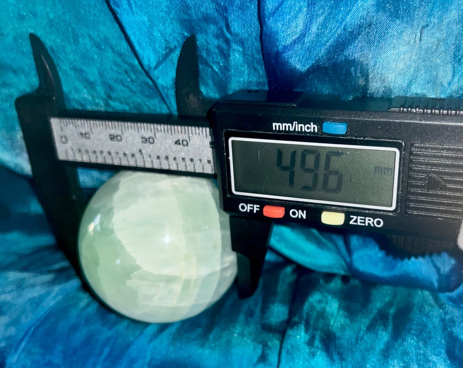 ✨🟢🩵NEW ITEM! 🟢🩵 PISTACHIO CALCITE large crystal sphere beauty 190g 49mm