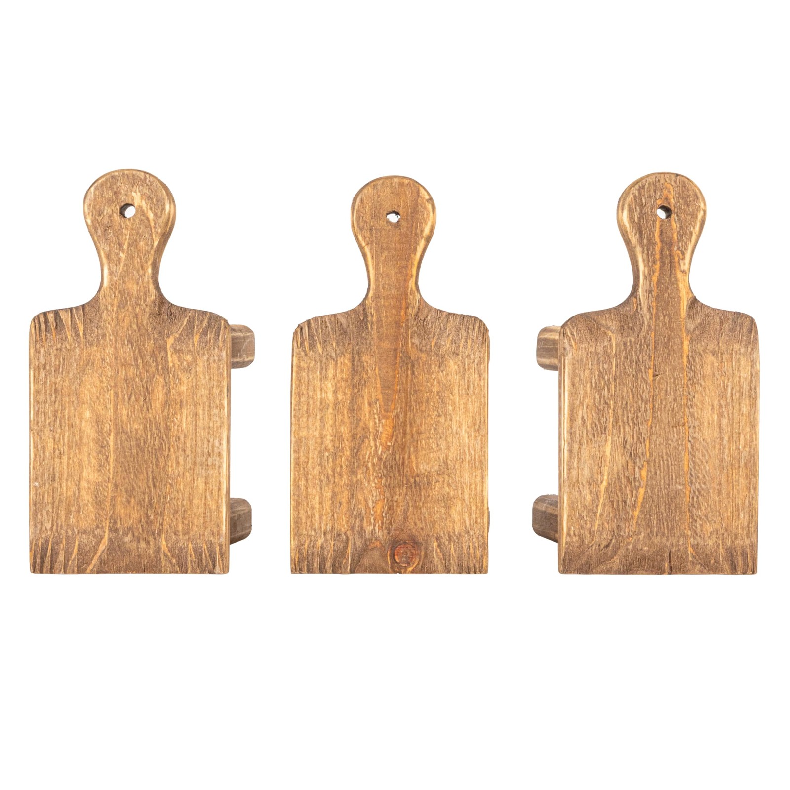 Small Wood Pedestal with Handle