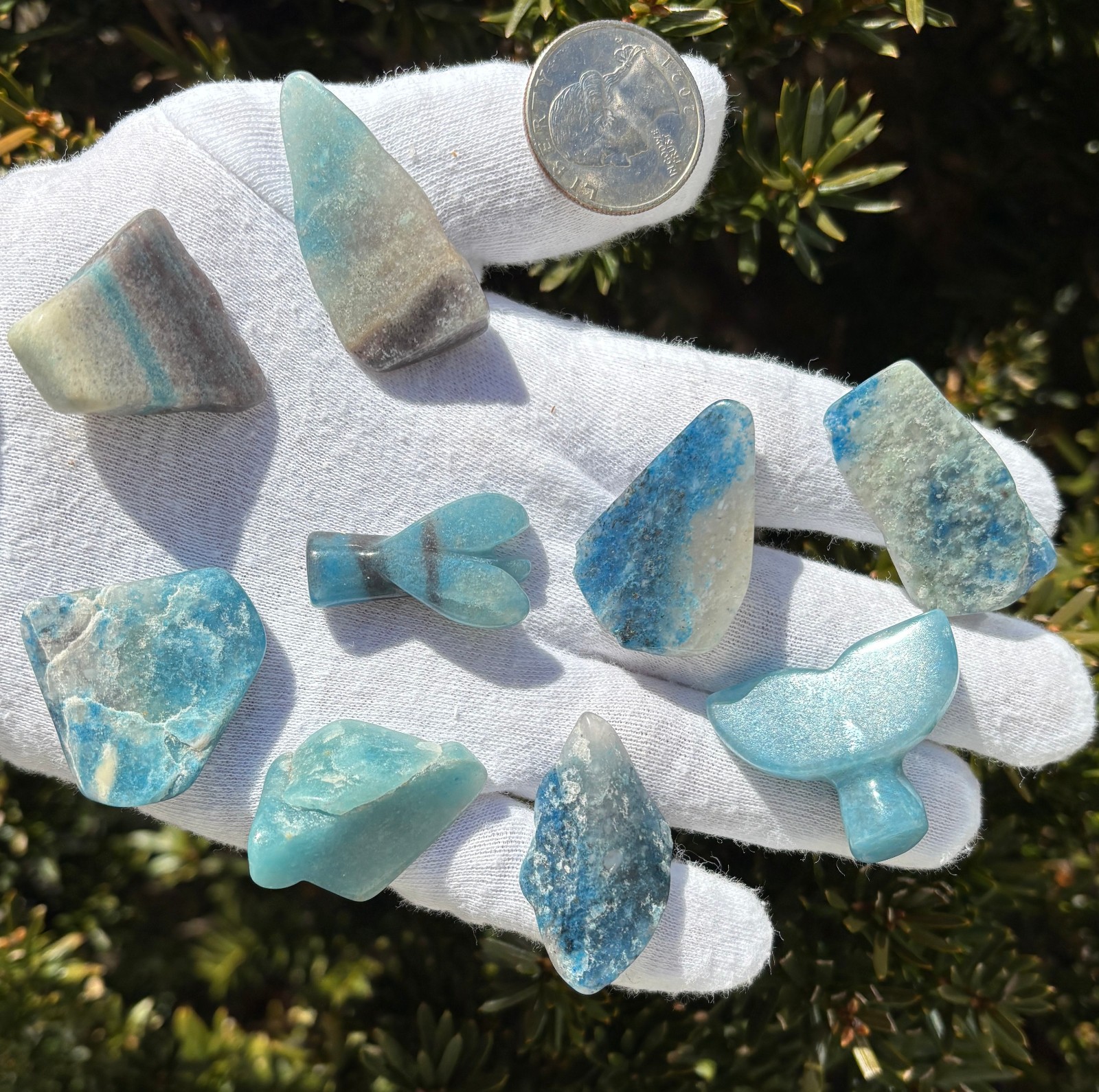 USA SALE 67g LOT SMALL TROLLEITE CARVED ANGEL/WHALE MERMAID TAIL/CHUNK PIECES