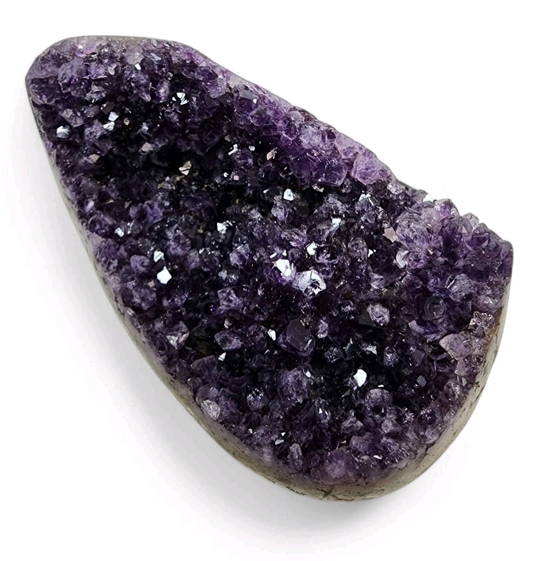 Amethyst Polished Edge Geode A-Grade Brazil 1lb.