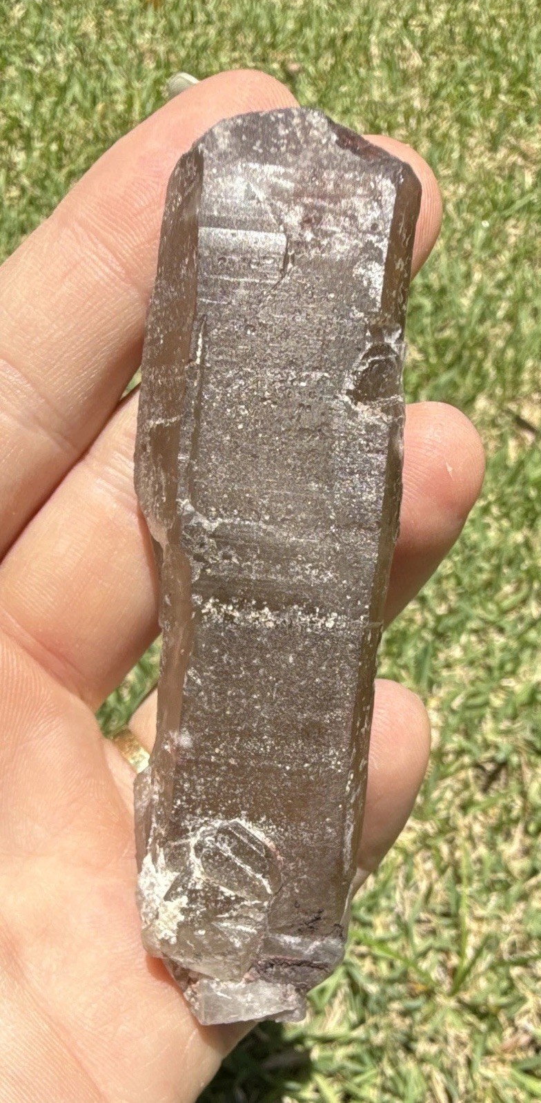 Natural Citrine Elestial wand Brazil 70g