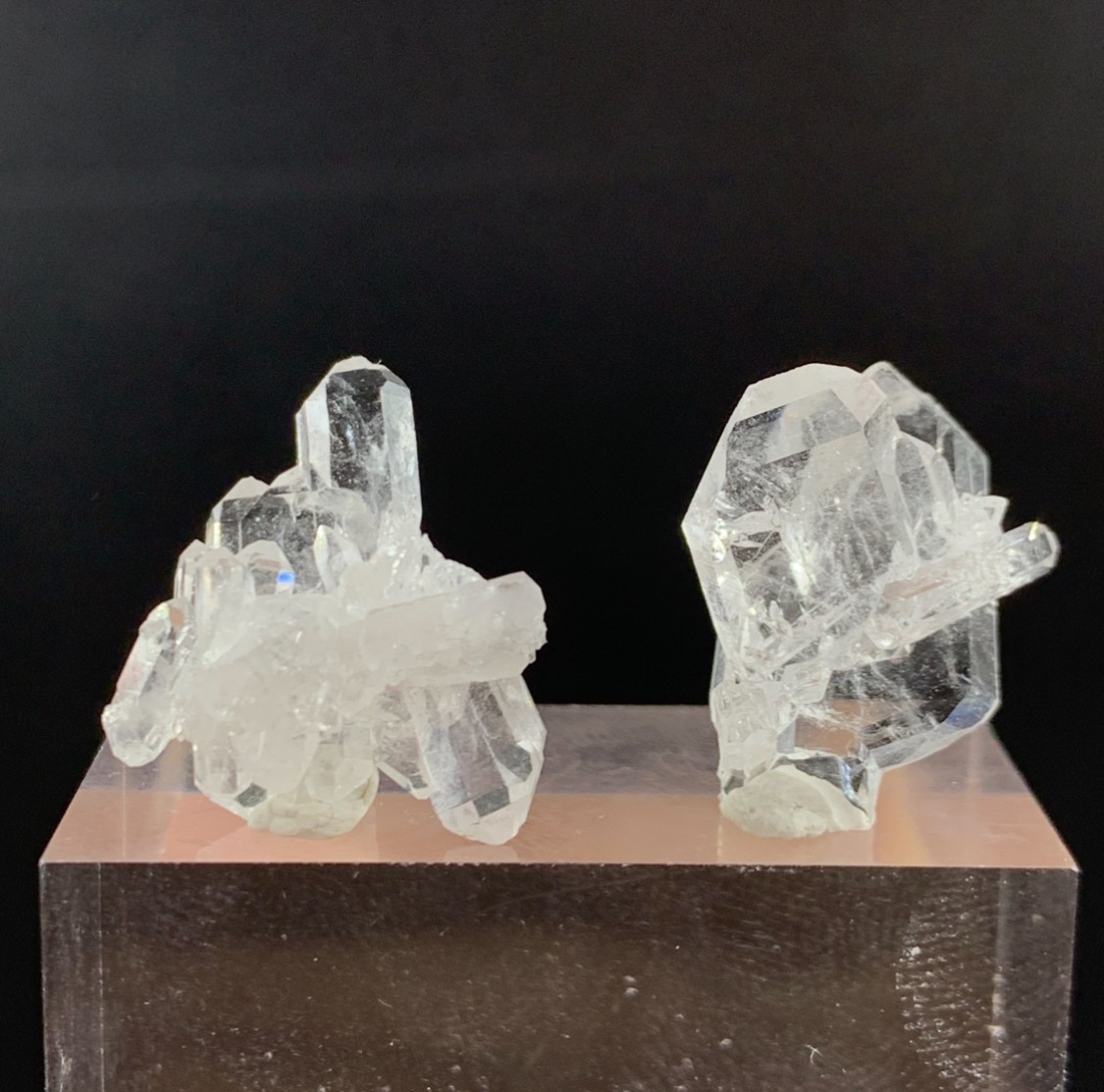 2 Pcs Lustrous Faden Quartz Crystal Specimen 19 CT Quartz Sample Baluchistan