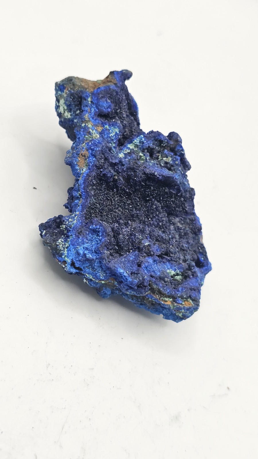 Rare blue Azurite crystal Specimen Bold raw rough 62g Pakistan 6.8cm