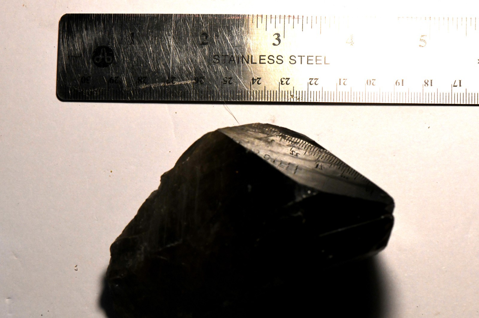#29 Very Dark Smokey Quartz Crystal Sawtooth Mts Idaho 4.4 x 2.3 x 2.2 inches