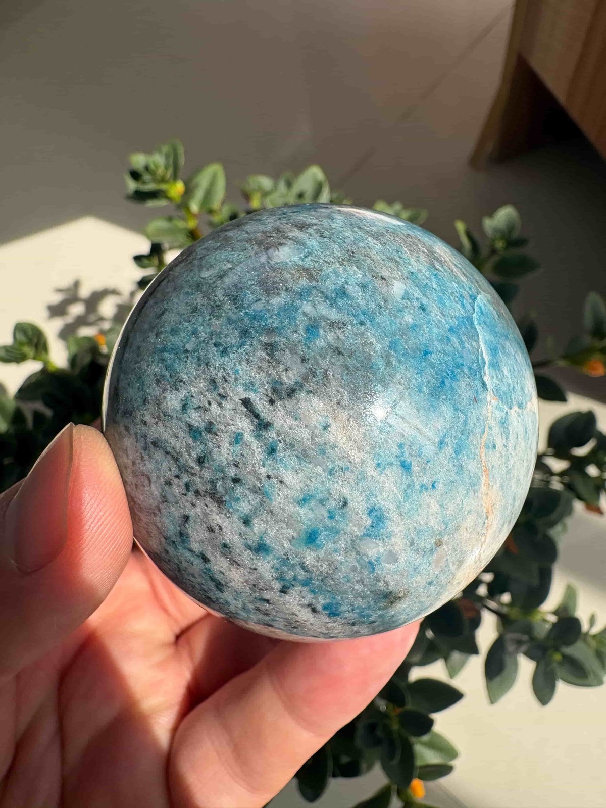 Natural Trolleite Sphere 294 Gram 2.32″ Crystal Ball Healing