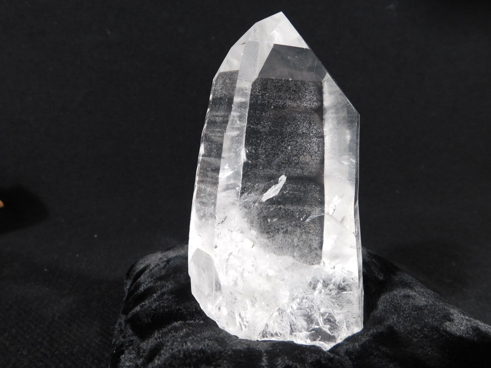 LARGER! SUPER Translucent LEMURIAN Quartz Crystal From Brazil 303gr