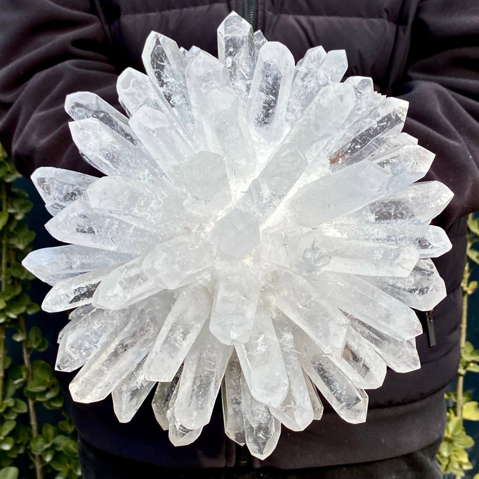 10.14LB Natural White Clear Quartz Crystal Cluster Rock Stone Specimens Reik