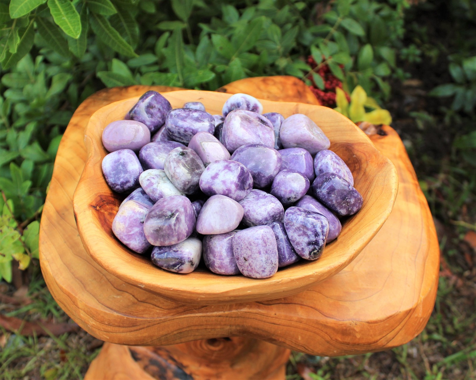 Lepidolite Tumbled Stones: Choose How Many (‘A’ Grade Lepidolite Crystals)