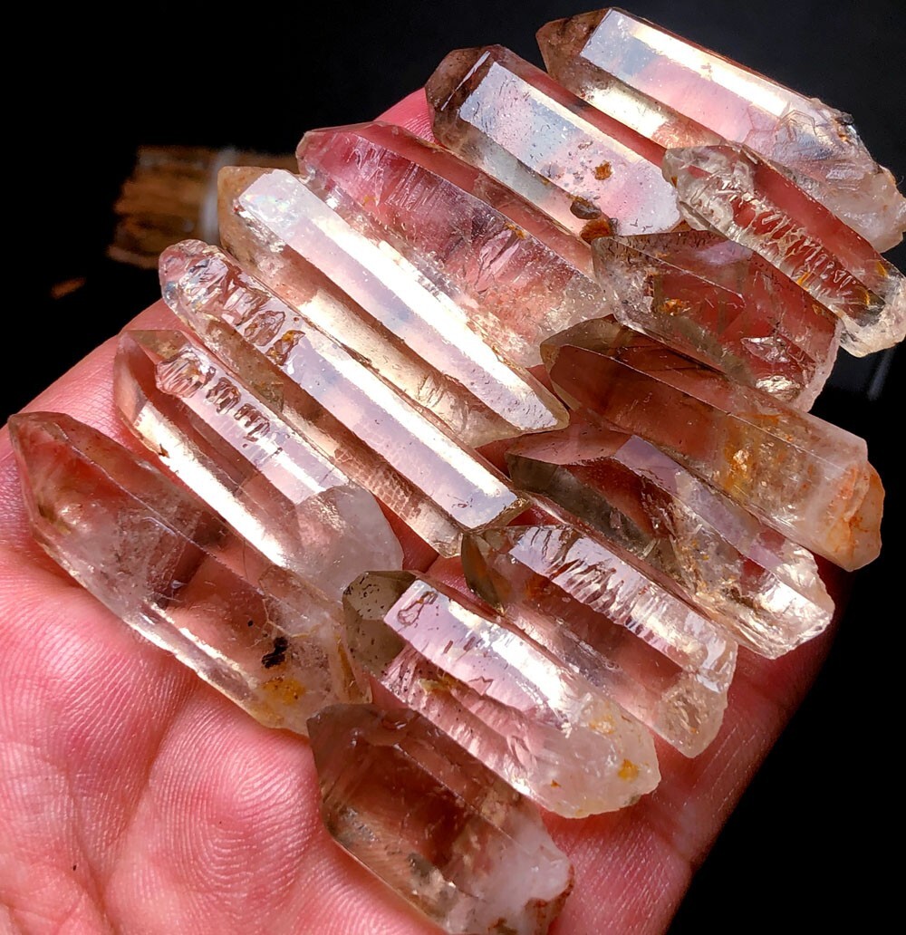 76g 14Diamond Grade!Super Seven Skeletal Amethyst Quartz Crystal Namibia r393