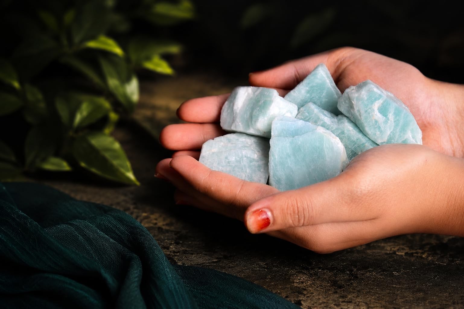 Large 1.25-2.0” Natural Amazonite Raw Crystals Stones for Meditation, Chakra,…
