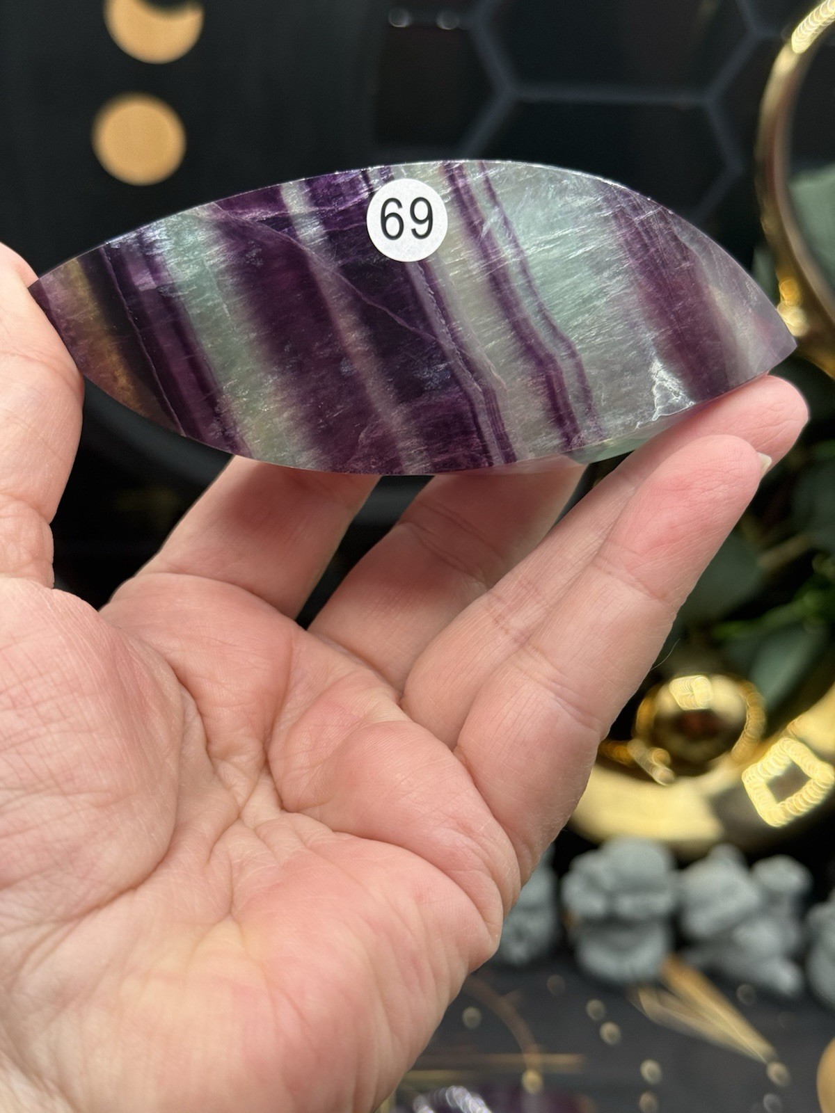 Natural Candy Fluorite Twists Freeform Beautiful Colors Free shipping