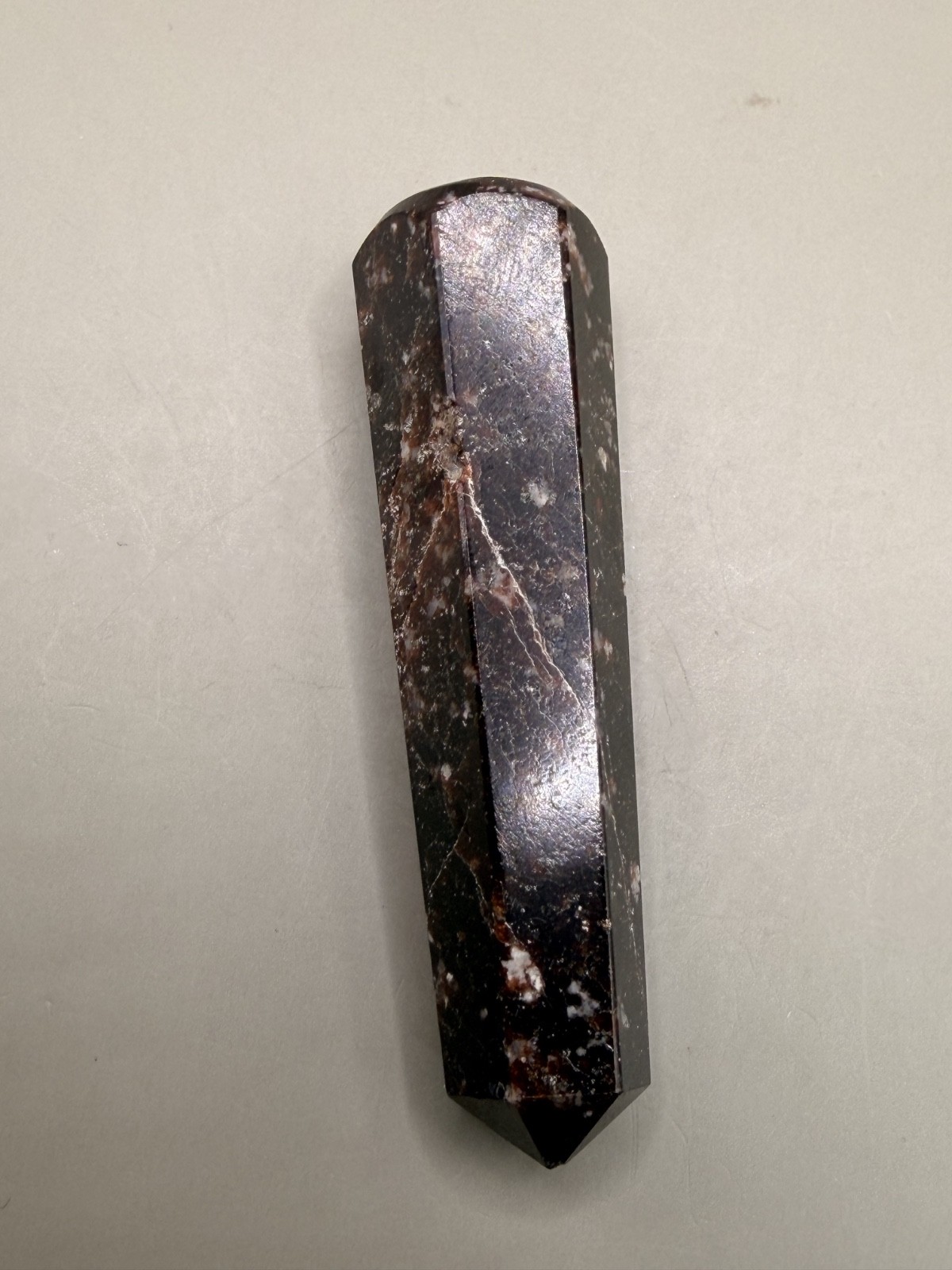Garnet Wand 0.98oz 3.75″ Double Terminated Red Garnet Crystal Point Healing